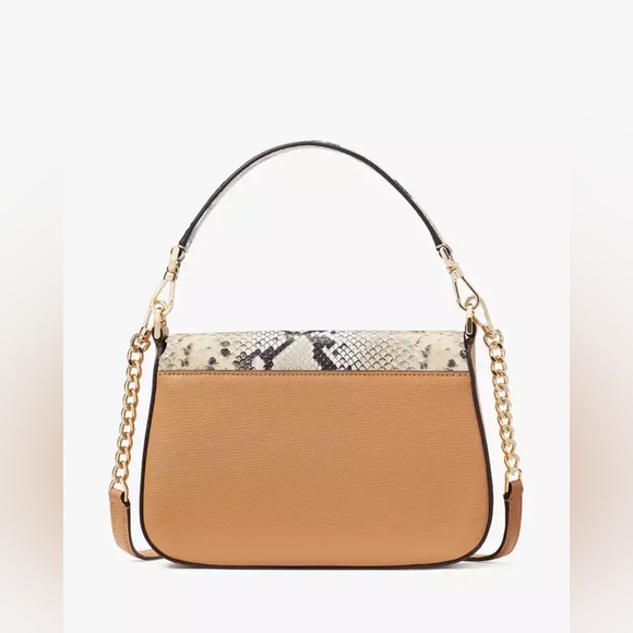 ♠️Kate Spade Phoebe Snake Embossed Flap Crossbody Bag NWT - Picture 3 of 7